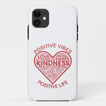 Positive Vibes Positive Life iPhone 11 Case