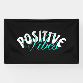 Positive Vibes Quote  Banner