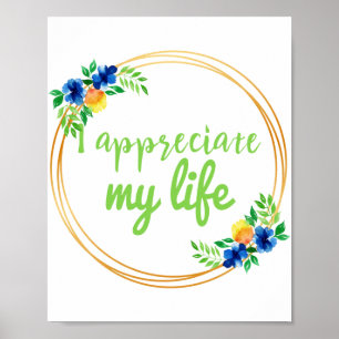 positive vibes quotes for life and work poster