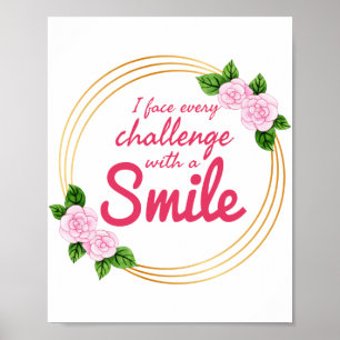 positive vibes quotes for work, life, and success poster