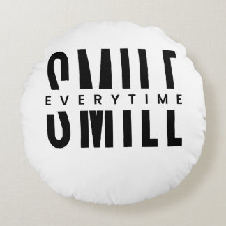 Positive Vibes Smile Pillow