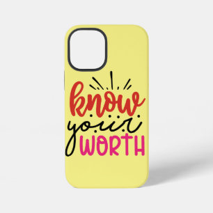 Positive vibes Typography iPhone 12 Mini Case