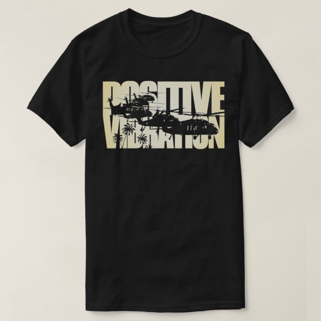 Positive Vibration UH60 Blackhawk T-Shirt (Design Front)