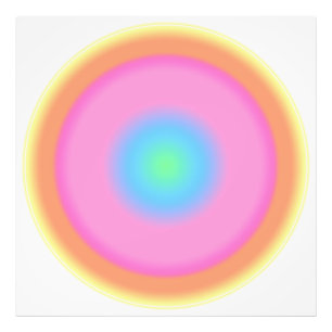 Positive Vibrations - Colourful Gradient Photo Print