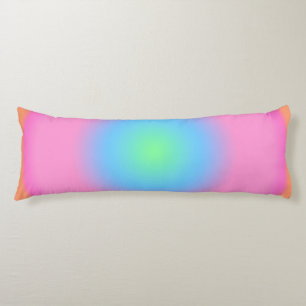 Positive Vibrations - Colourful Radial Gradient   Body Cushion
