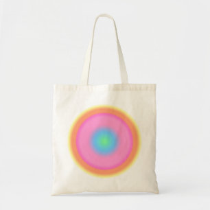 Positive Vibrations - Colourful Radial Gradient Tote Bag