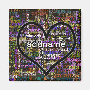 Positive Words About You Magnet