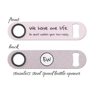 Positive words add initials pink