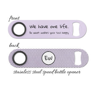 Positive words add initials purple