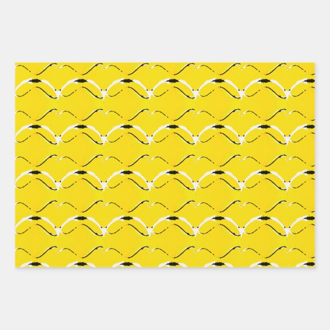 Positive Yellow Wrapping Paper Sheet (Front)