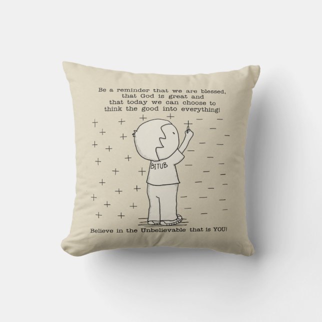 Positively Blessed Cushion (Front)