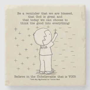 Positively Blessed Stone Coaster