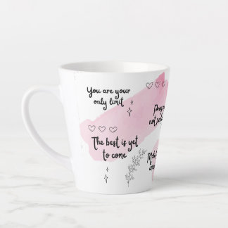 Positivity Boost Pink Latte Mug