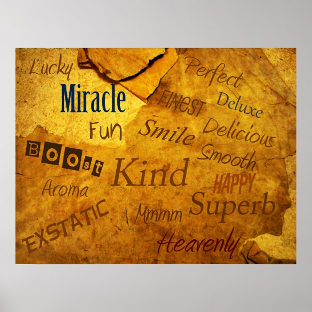 Positivity Boost Poster! Poster (Front)