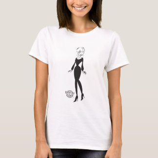 Positivity Girl™ BW Ladies' Fitted LS Tee