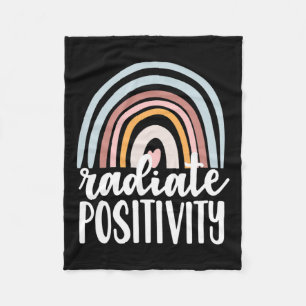 Positivity Mental Health Problems Gift Mental Illn Fleece Blanket
