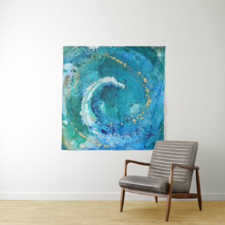 Positivity Portal - Art Tapestry -Square Design