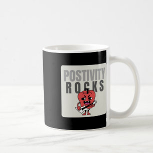 Positivity Rocks Sticker Coffee Mug
