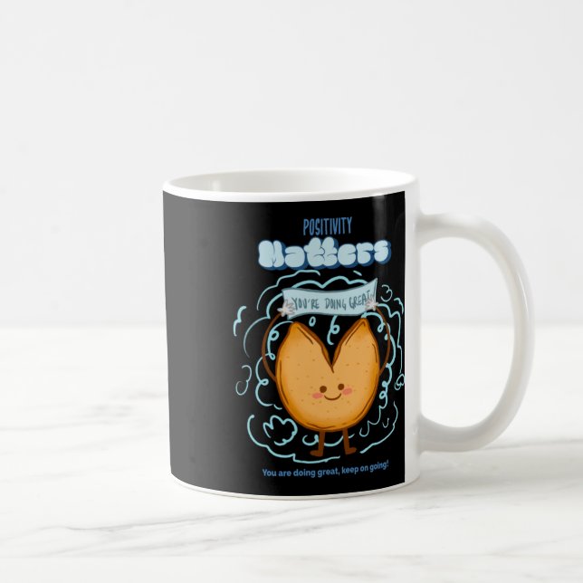 Positivity S Sticker  Coffee Mug (Right)