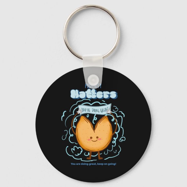 Positivity S Sticker  Key Ring (Front)
