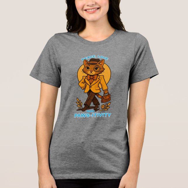 positivity Tri-Blend shirt (Front)