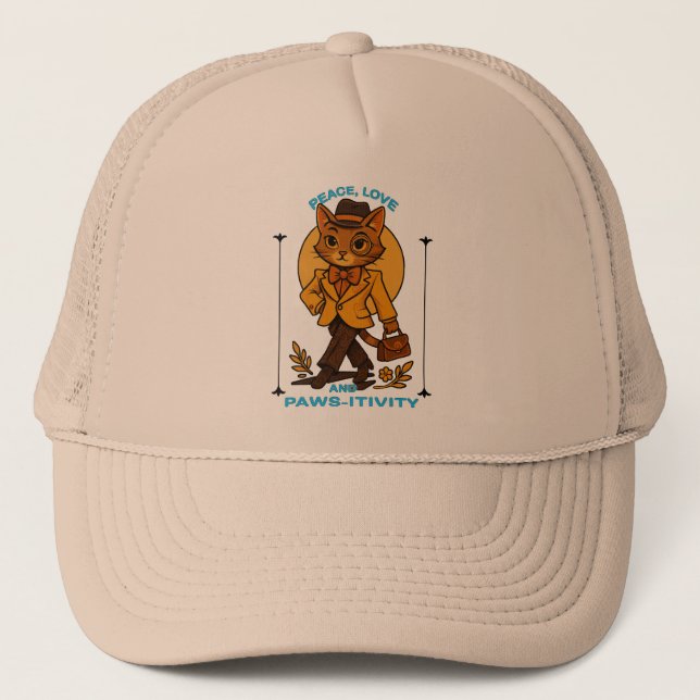 positivity trucker hat (Front)