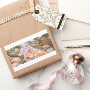 Positivity with I Am Light Rectangular Sticker