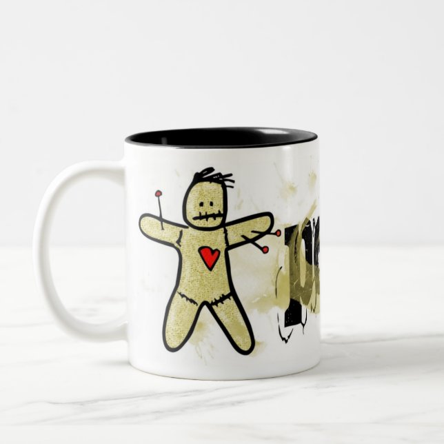 Possessed Two-Tone Coffee Mug (Left)