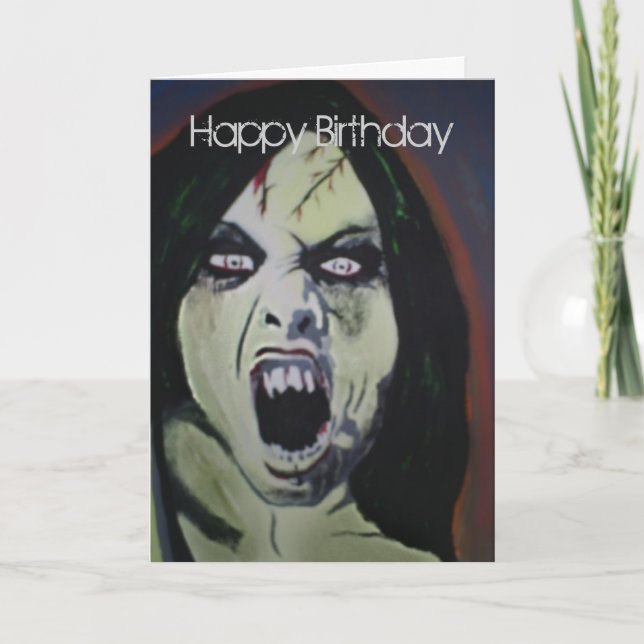 'Possession' Birthday Card (Front)