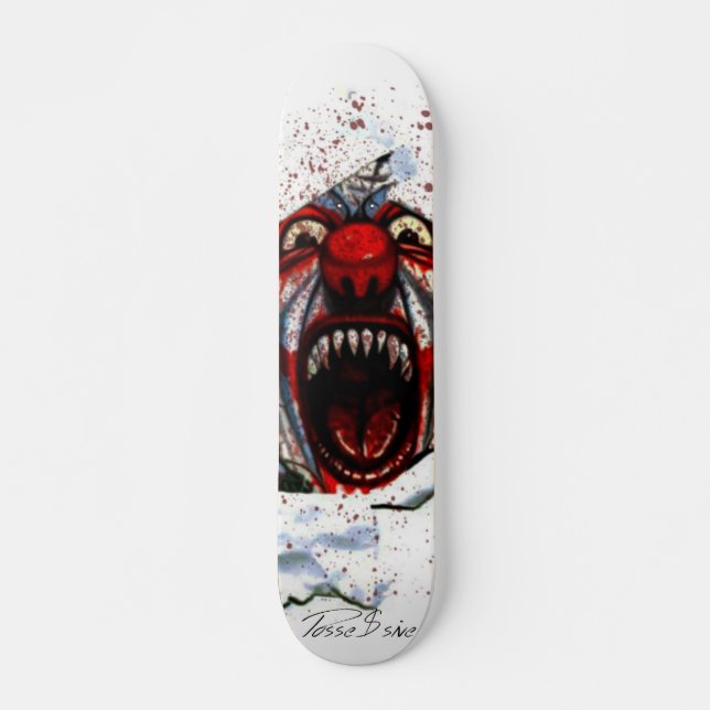 Possessive Clown Skate Deck by JR (Front)