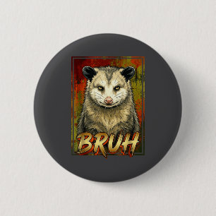 Possum Bruh Opossum Squad 6 Cm Round Badge