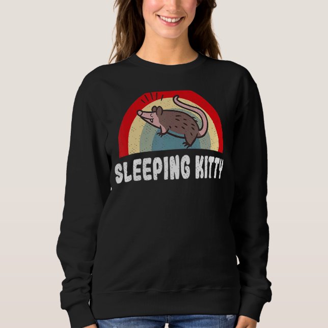 Possum Moon  Possum Cat Pet Possum Owner Possum Sweatshirt (Front)