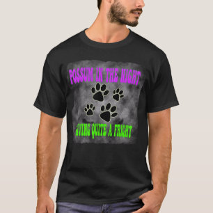 possum opossum funny trash meme street cat  T-Shirt