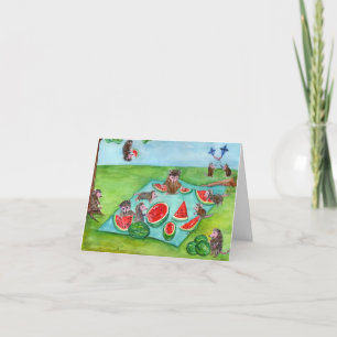 Possum Picnic Card