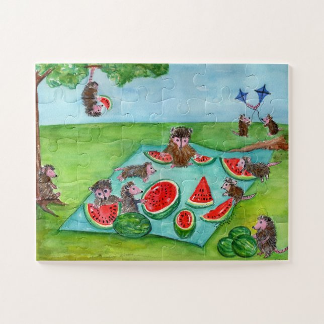 Possum Picnic Puzzle (Horizontal)