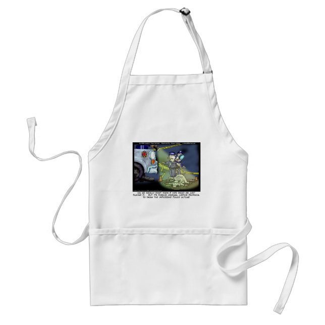 Possum Protocol Funny Gifts Tees & Collectibles Standard Apron (Front)