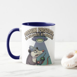 Possum Protocol: We Evacuate At Night Mug
