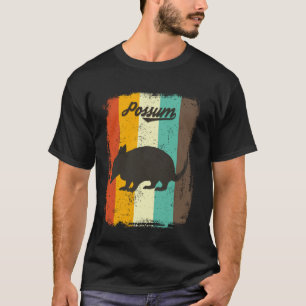Possum Retro 70s Vintage Animal Lover Art T-Shirt