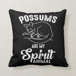 Possum Spirit Animal - Opossum Animal Fan Cushion