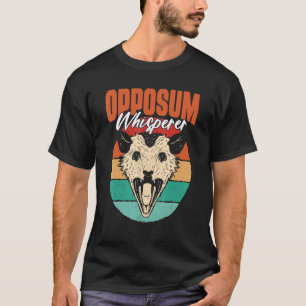 Possum Whisperer Street Cat Opossum Animal Phalang T-Shirt