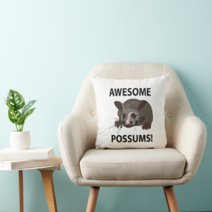 Possums Awesome Funny Possums Cushion