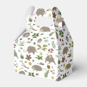 Possums in a Berry Field in White Favour Box