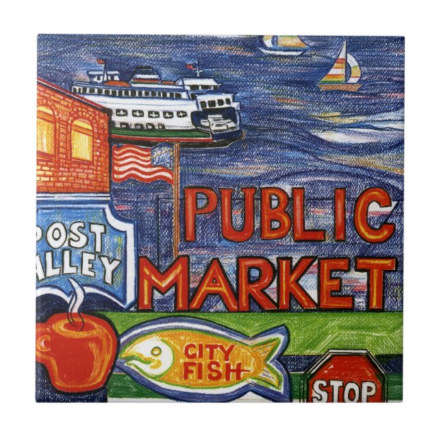 Post Alley with Ferry Tile (Front)