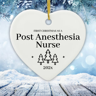 Post Anaesthesia Nurse First Christmas Ornament