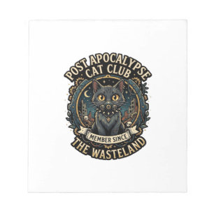 Post Apocalypse Cat Cat Dad Gift Idea - Post Apoca Notepad