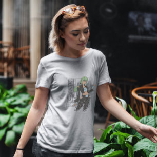 Post Apocalyptic Anime Girl  T-Shirt