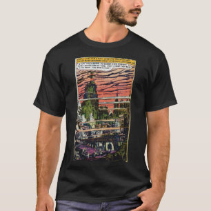 Post apocalyptic atomic fallout world tour old com T-Shirt