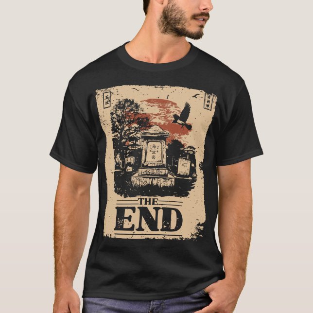Post Apocalyptic Gaming - Graveyard Horror T-Shirt (Front)