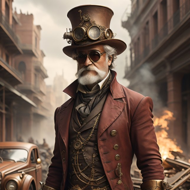 Post-appocalyptic Steampunk Man v1 Tissue Paper (Creator Uploaded)