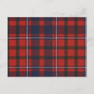 Post Card Cameron of Lochiel Tartan Print